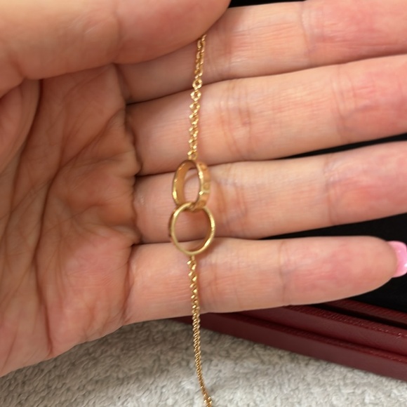 CARTIER Baby love Bracelet bracelet- rose gold interlocking rings - Picture 5 of 5